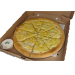 Vegan Garlic Pizza Bread With Cheese 