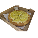 Vegan Garlic Pizza Bread With Cheese 